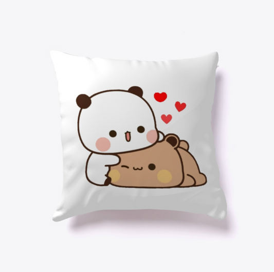 Dudu and Bubu / Peach and Goma Cushions